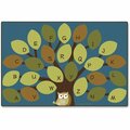 Carpets For Kids Owl-phabet Tree Mat, 8ft x12ft , Multi CPT20728